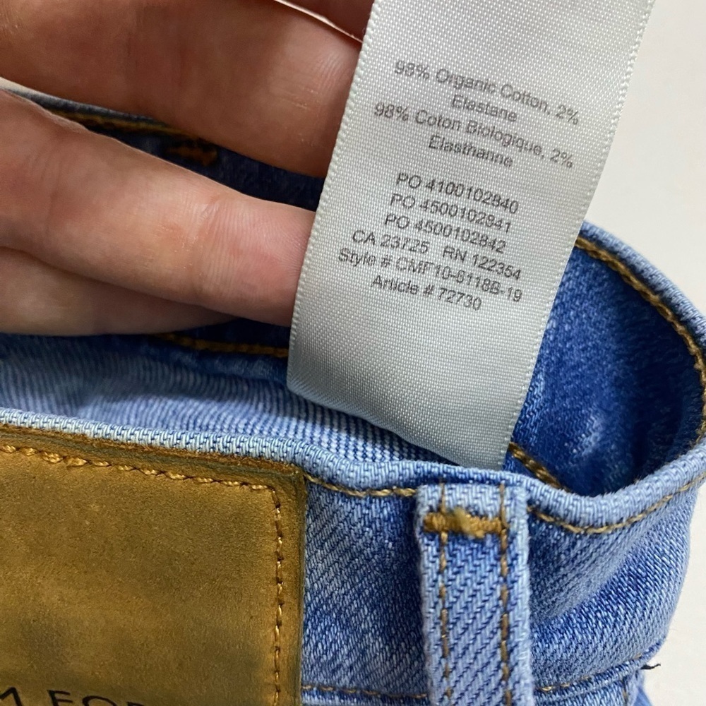 Aritiza Denim Forum - The Bailey High Rise Crop Flare Exposed Button Jeans - Picture 5 of 11